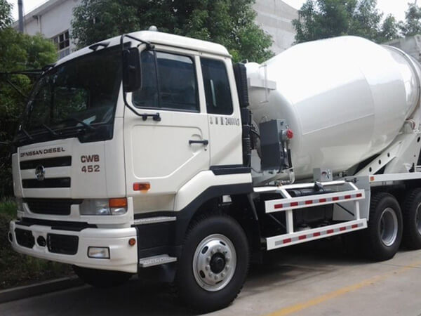 small concrete mixer truck