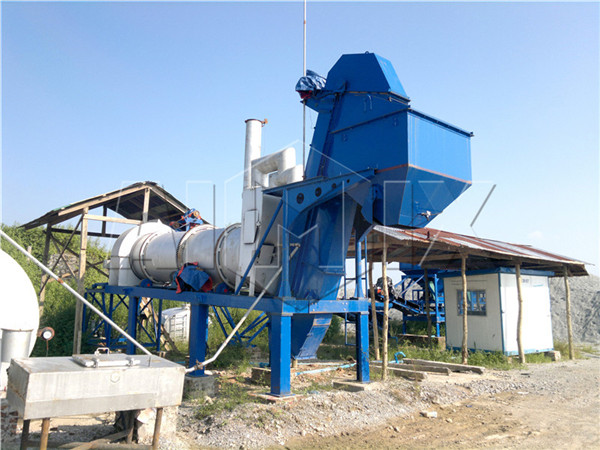 Small asphalt plant