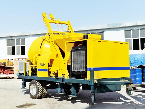 concrete pump mixer