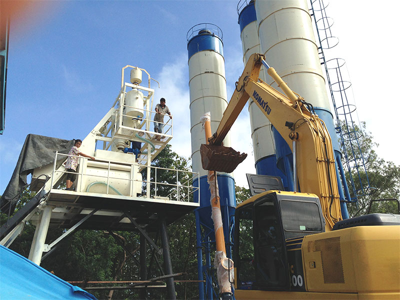 ready mixed concrete mixing plant