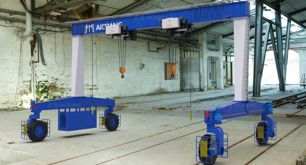 30 ton gantry crane with electric hoist