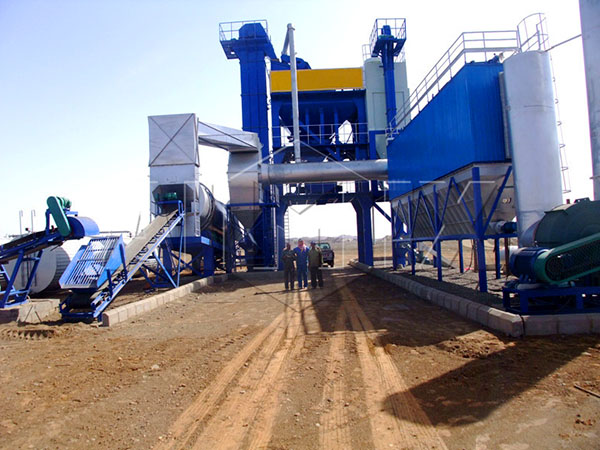 Stationary asphalt plant