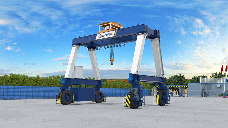 Rubber Tired Crane