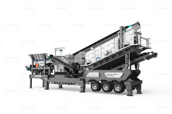 3 in 1 mobile quartz crusher