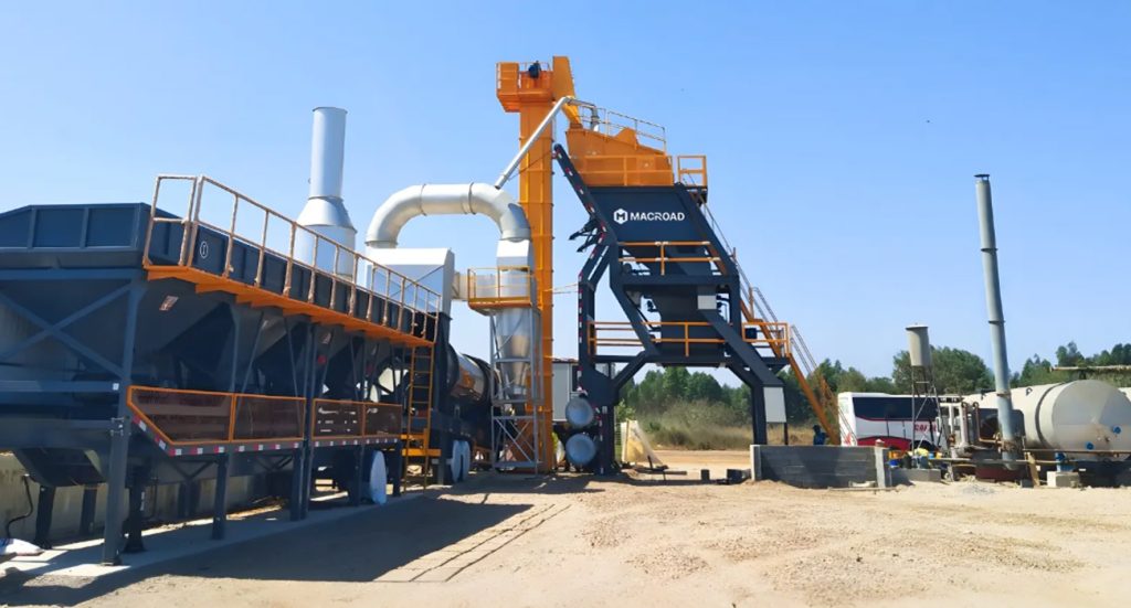 ALYQ90 Asphalt Batch Plant With Fast Relocation for Multi-Site Construction